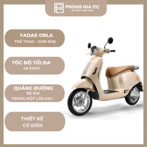 Xe máy điện thông minh Yadea Orla